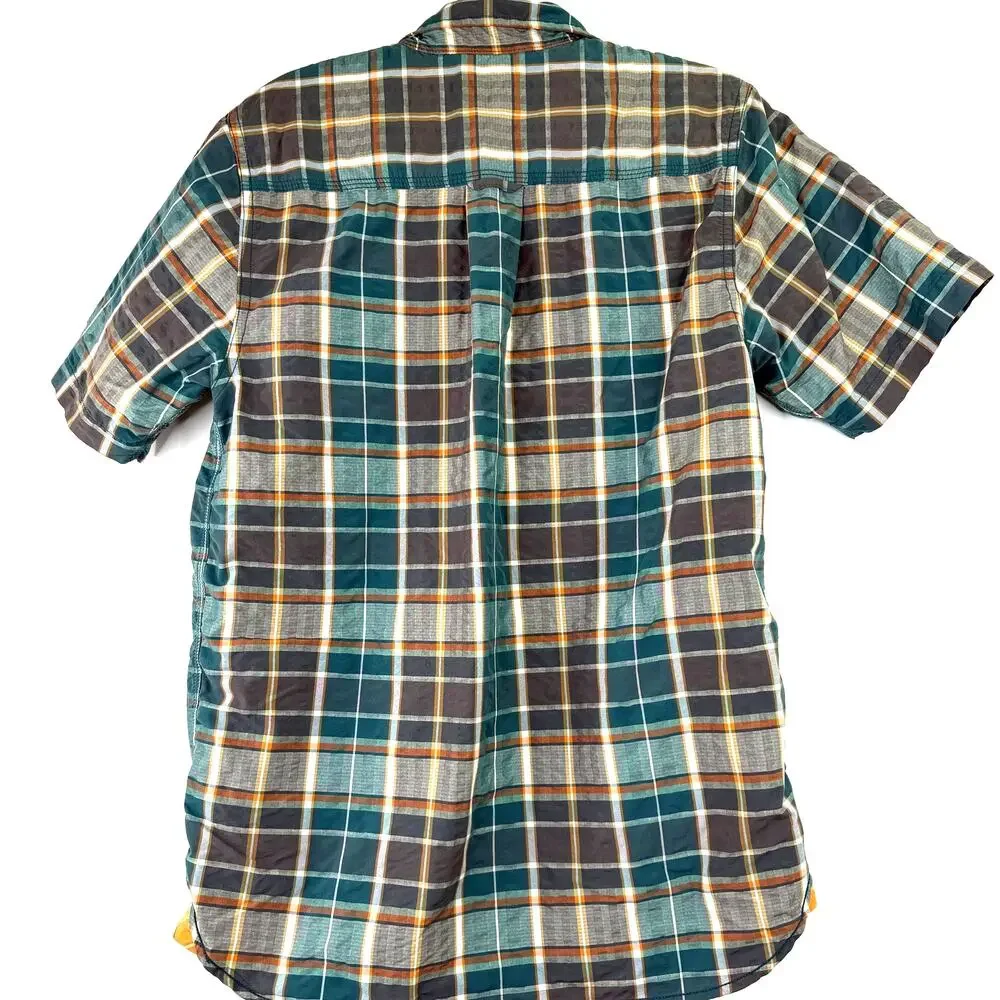 The North Face Men's Plaid Short Sleeve Button Up Shirt Size Small